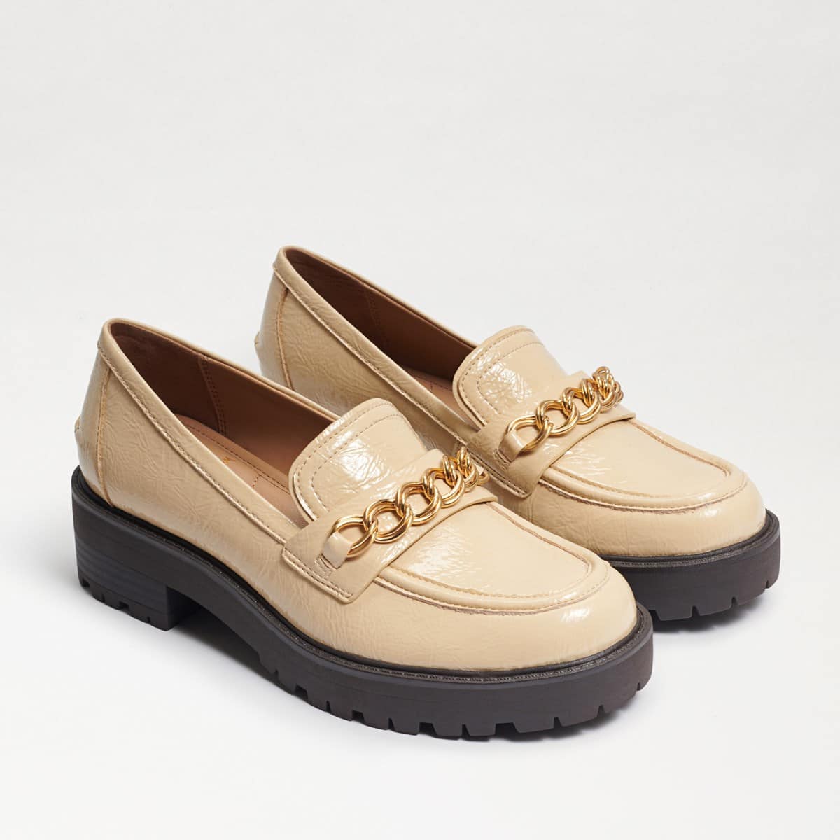 Sam Edelman Taelor Lug Sole Loafer Wheat Patent 8VoaM2pG