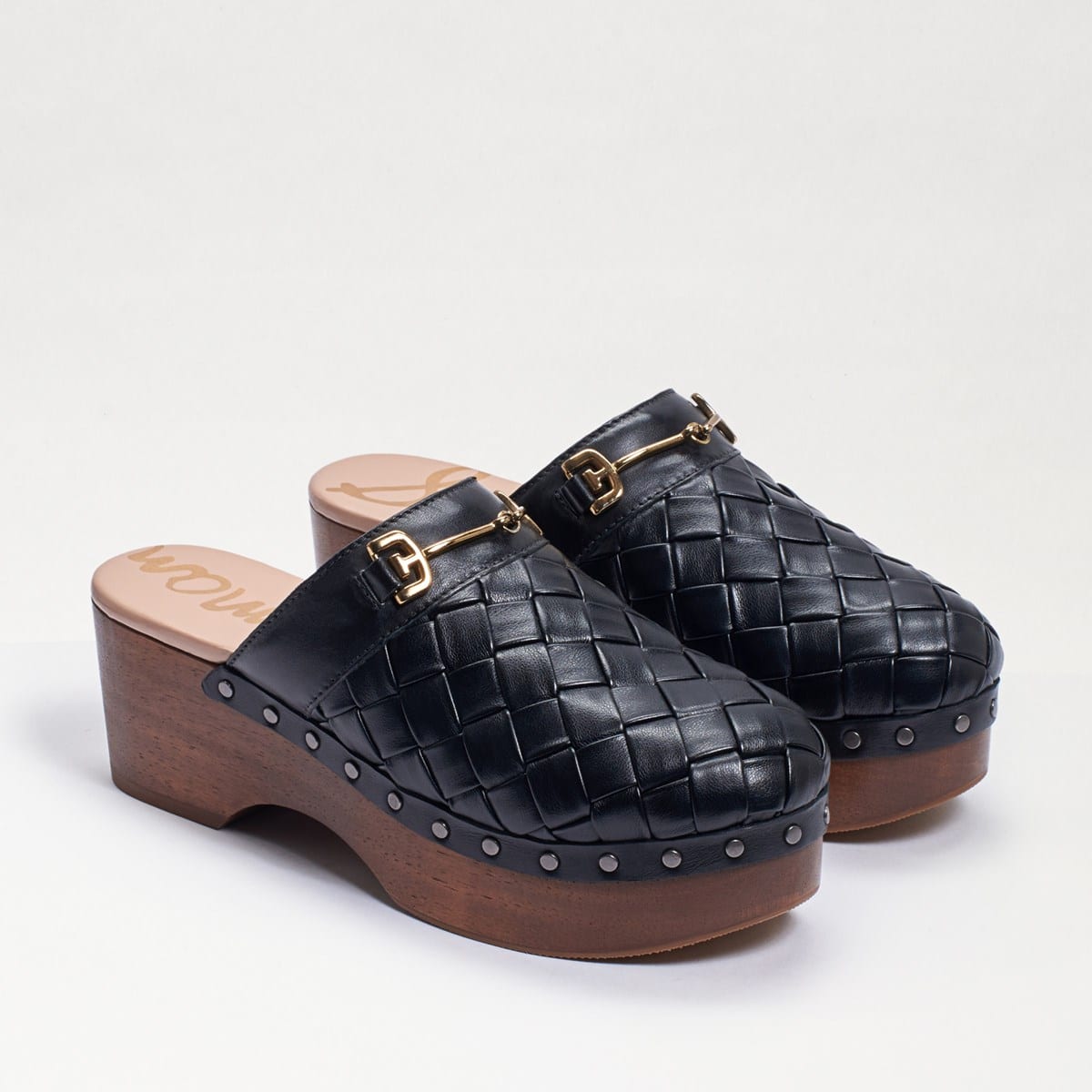 Sam Edelman Hallee Clog Black Leather 92NKljPn