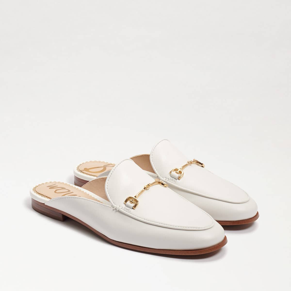 Sam Edelman Linnie Bit Mule Bright White Leather E0f7IOSk