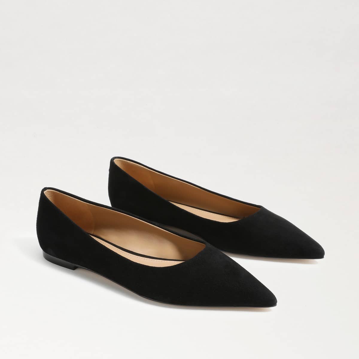 Sam Edelman Wanda Pointed Toe Flat Black Suede Gwkaa2Ar