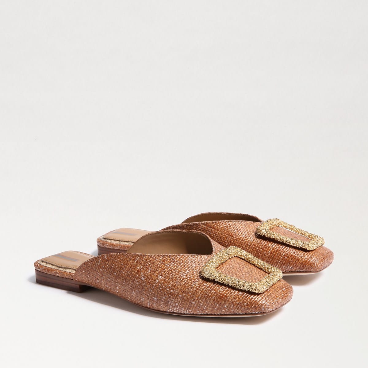 Sam Edelman Lavina Buckle Mule Cuoio Weave NrWLNwFE