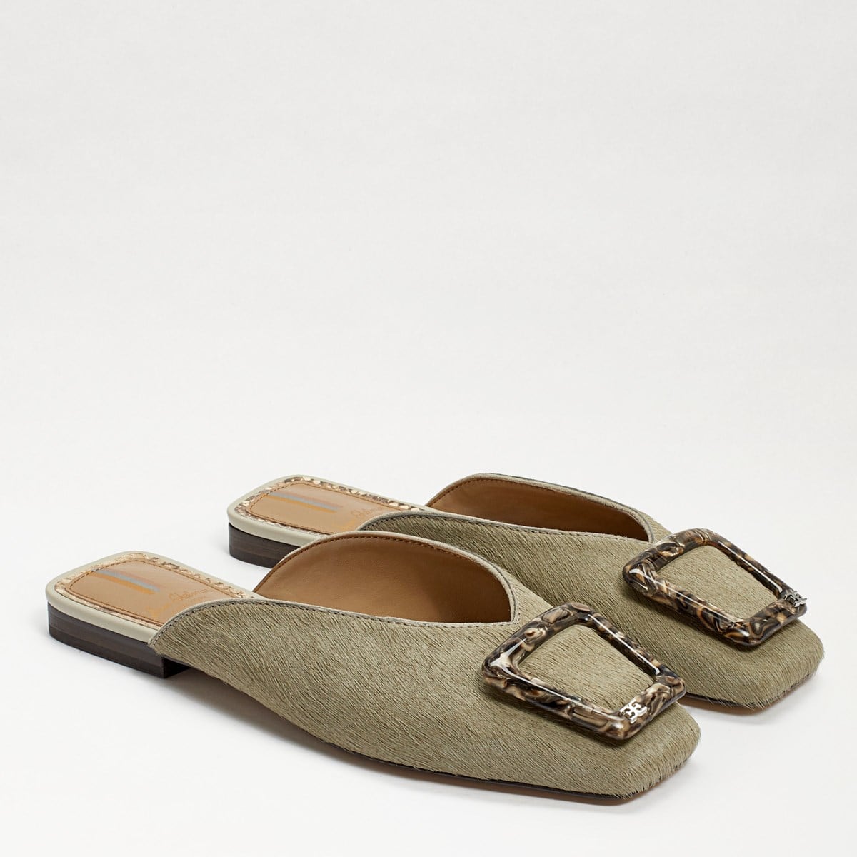 Sam Edelman Lavina Buckle Mule Dark Sage Brahma R69FTQcm