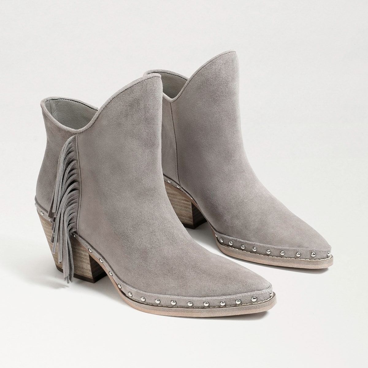 Sam Edelman Willie Western Bootie Putty Suede bVEVEZrC