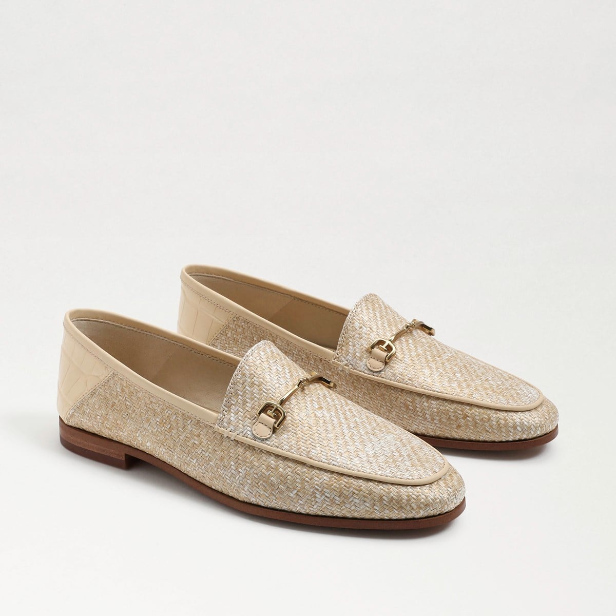 Sam Edelman Loraine Bit Loafer Eggshell Woven gNV9H8eD