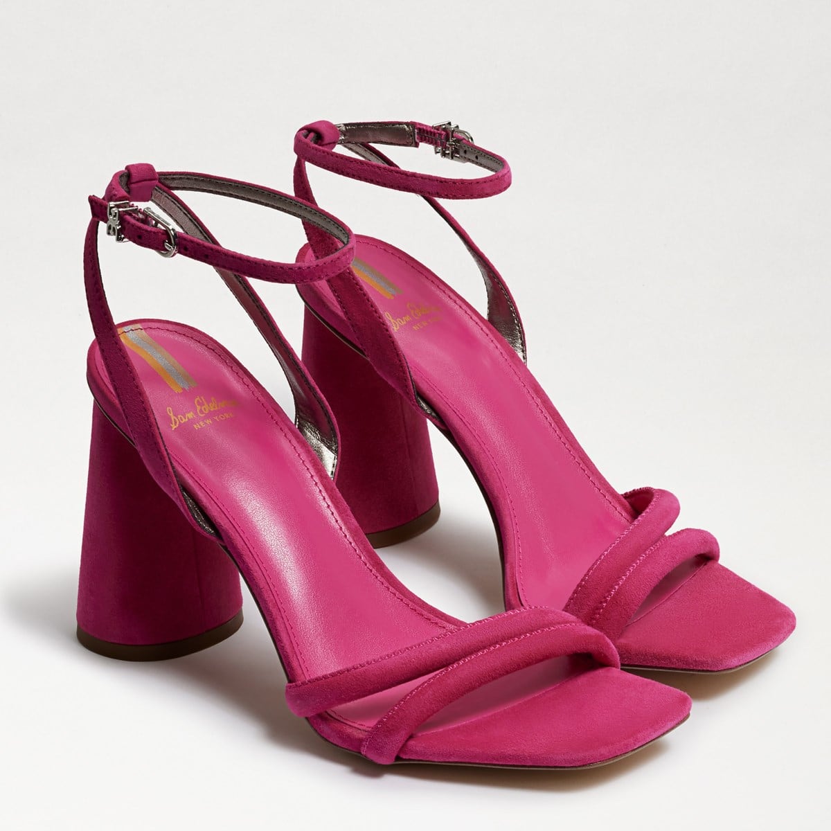 Sam Edelman Kia Block Heel Sandal Bold Fuschia ggGfuuIl