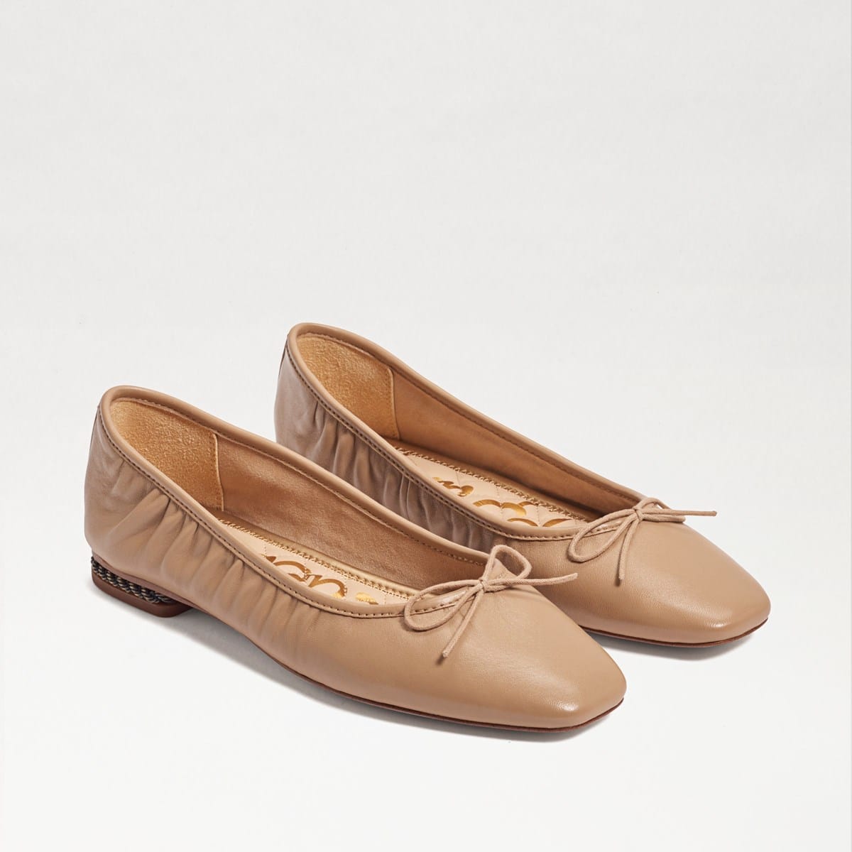 Sam Edelman Meg Ballet Flat Soft Beige Leather hLjlhBcr