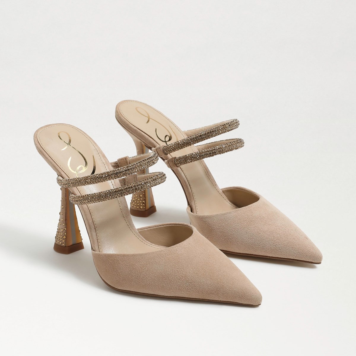 Sam Edelman Agustina Mule Pump Sesame Suede iX3TRMAP