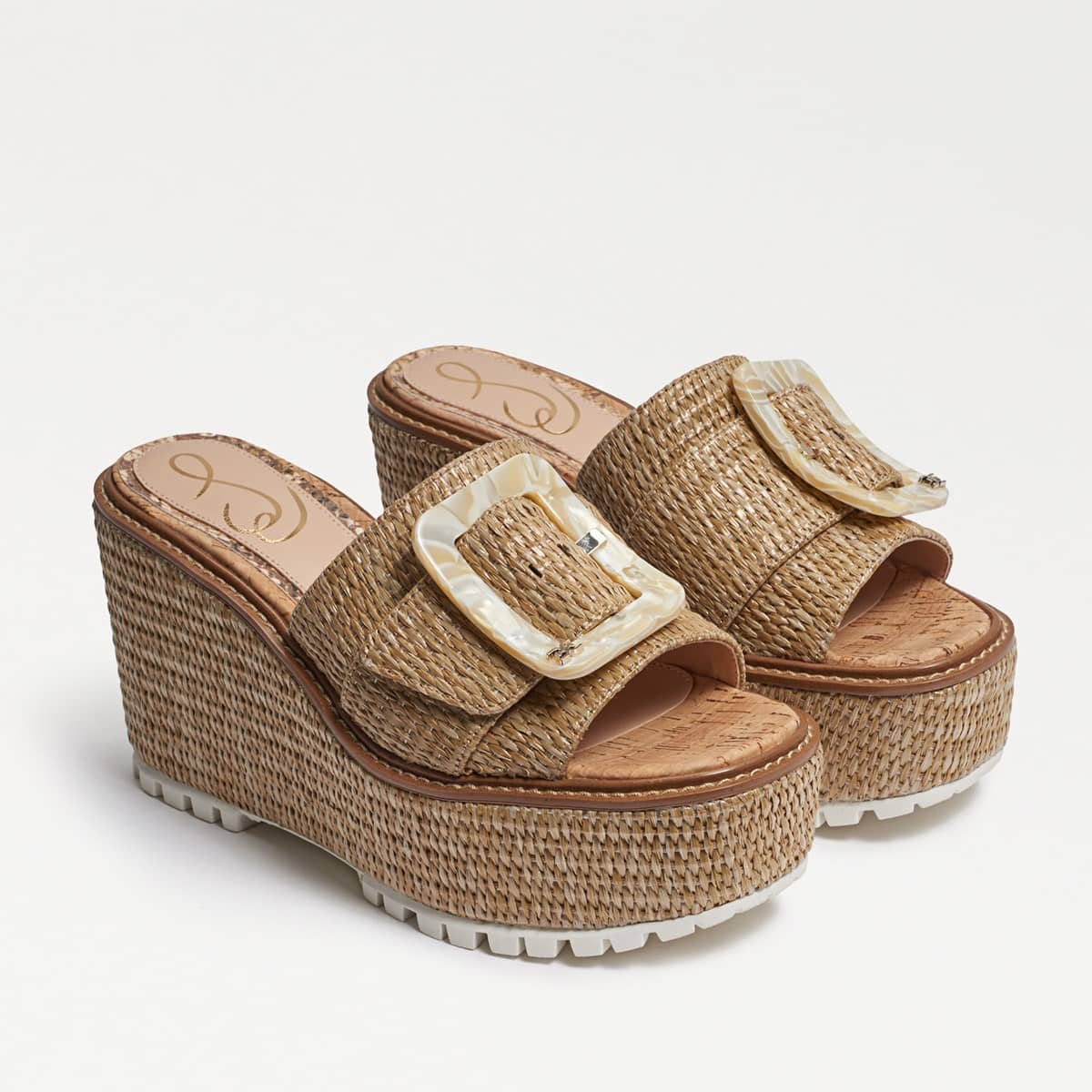 Sam Edelman Livi Espadrille Wedge Sandal Dark Natural j2D6LVWv
