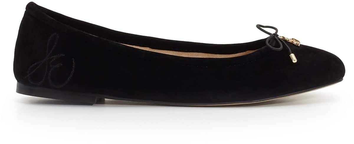 Sam Edelman Felicia Ballet Flat Black Suede jS6p4gUD
