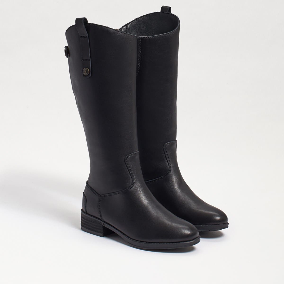 Sam Edelman Penny Kids Riding Boot Black Leather jh82Uidn