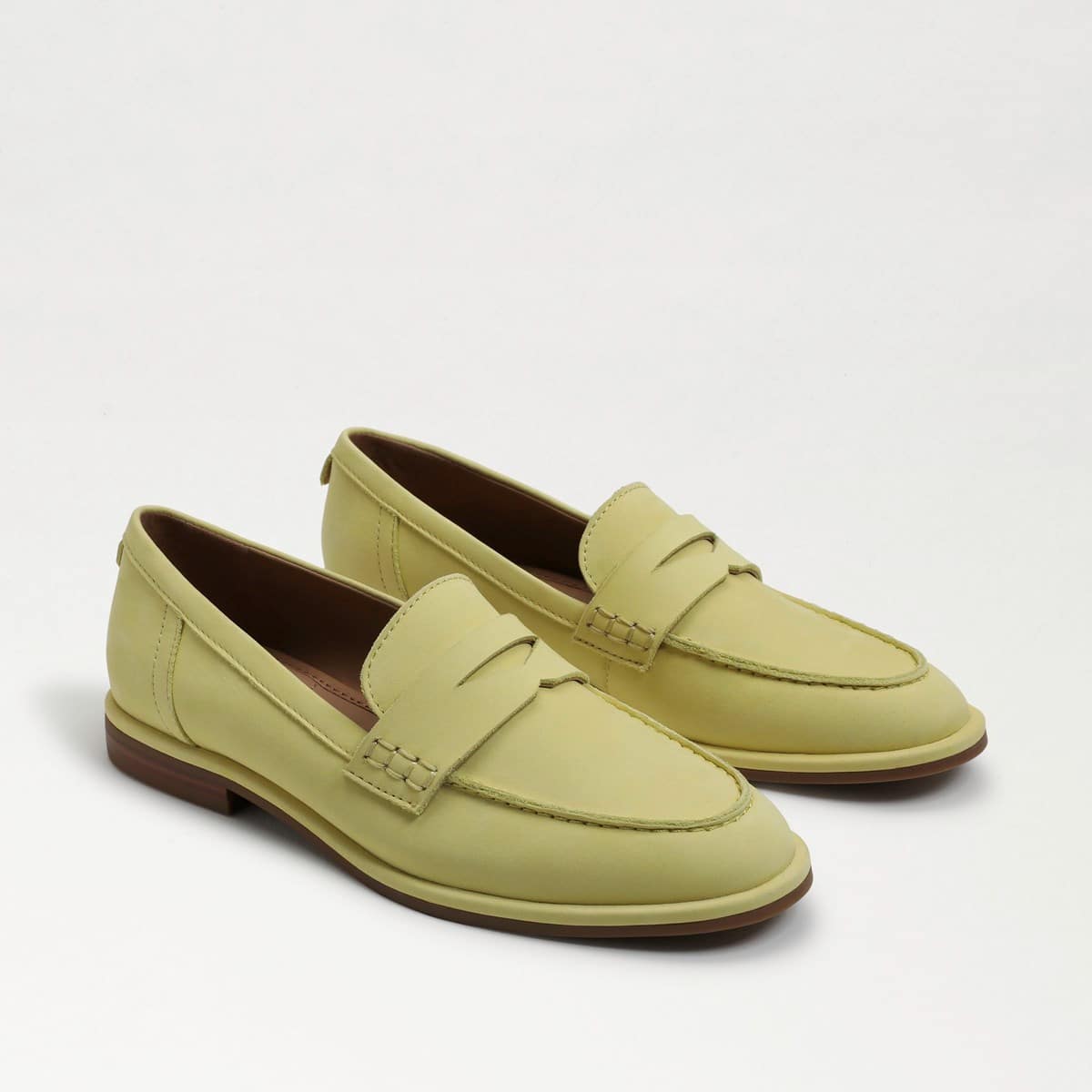 Sam Edelman Birch Penny Loafer Butter Yellow Leather kqxRCreG