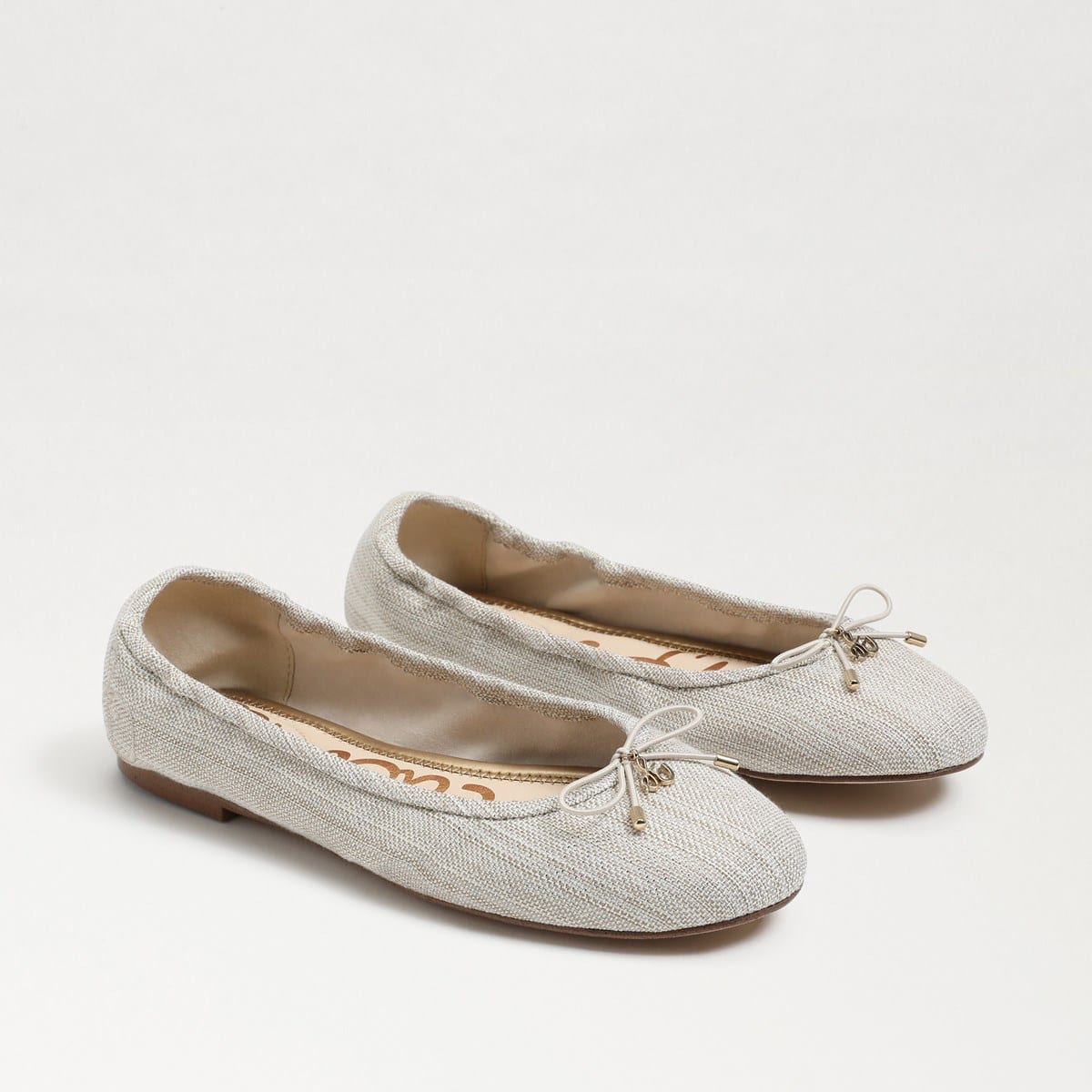 Sam Edelman Felicia Ballet Flat Natural Linen n4wi54bI