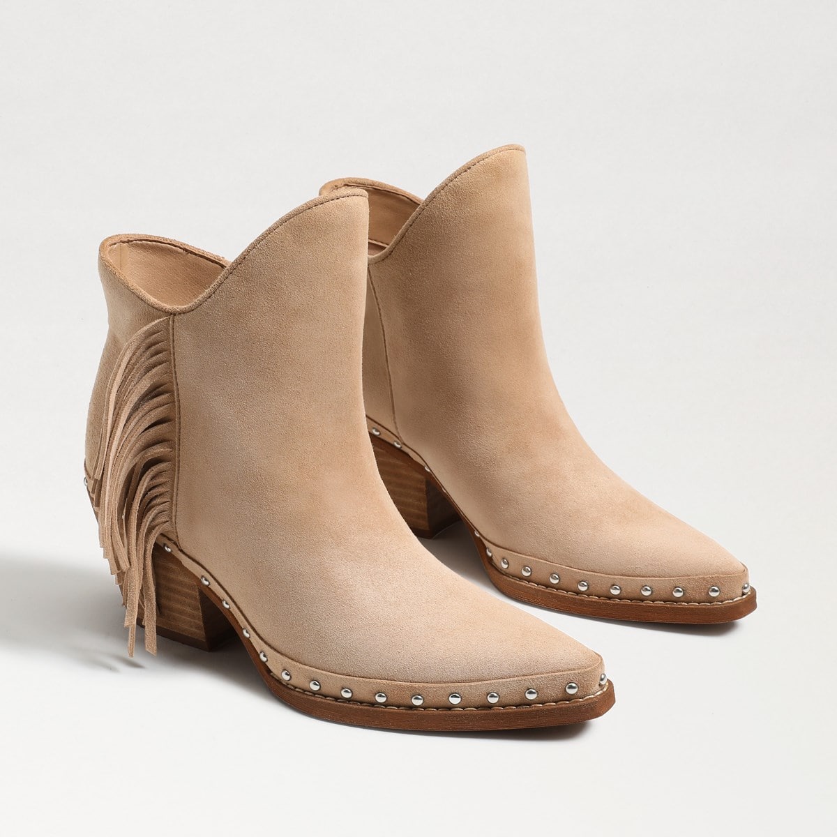 Sam Edelman Willie Western Bootie Golden Caramel Suede p38uMdej