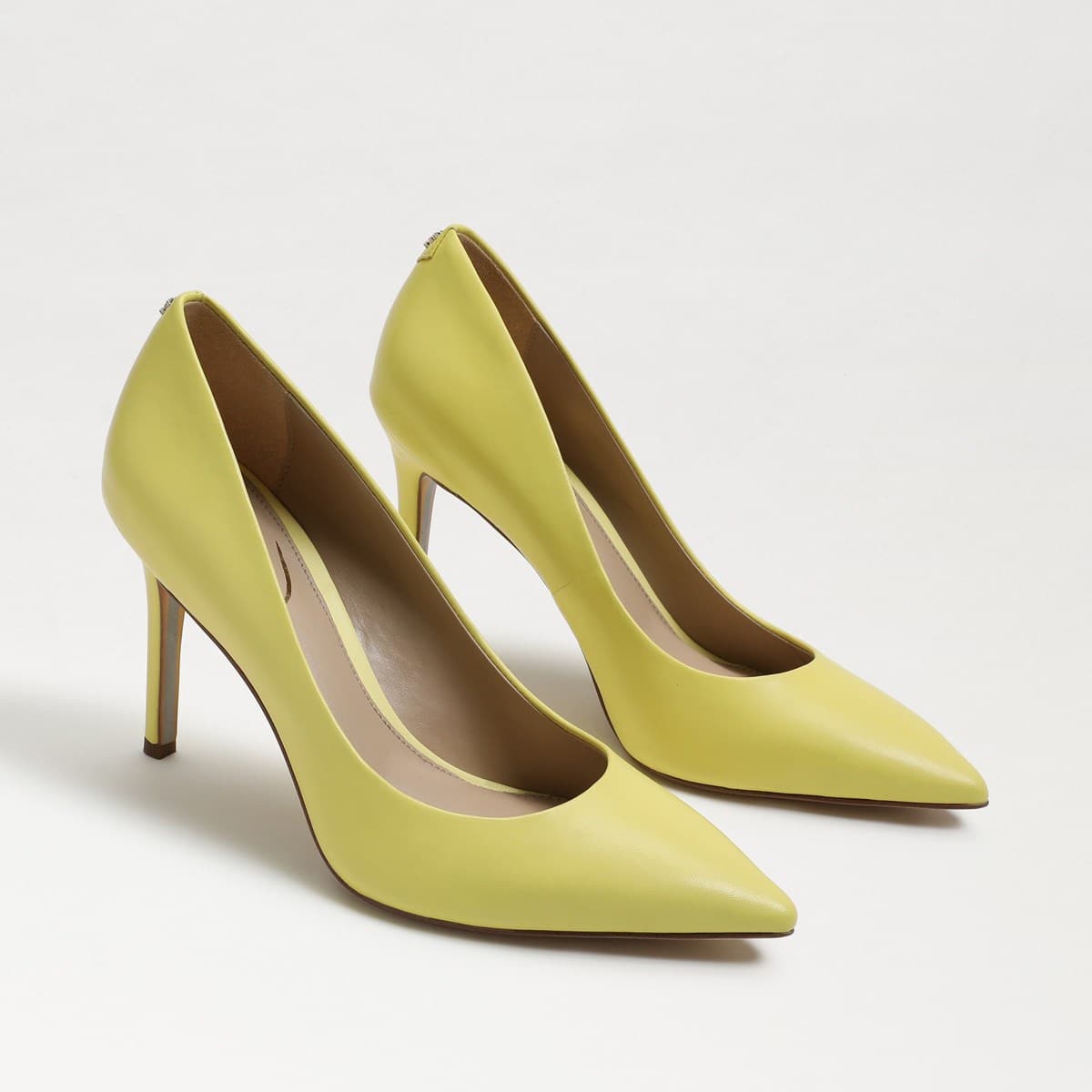 Sam Edelman Hazel Pointed Toe Heel Butter Yellow Leather s5P9dg6