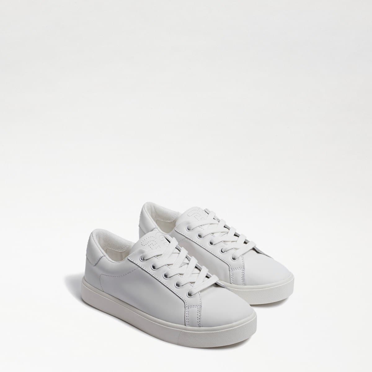 Sam Edelman Ethyl Kids Sneaker White Leather v5zULVtH