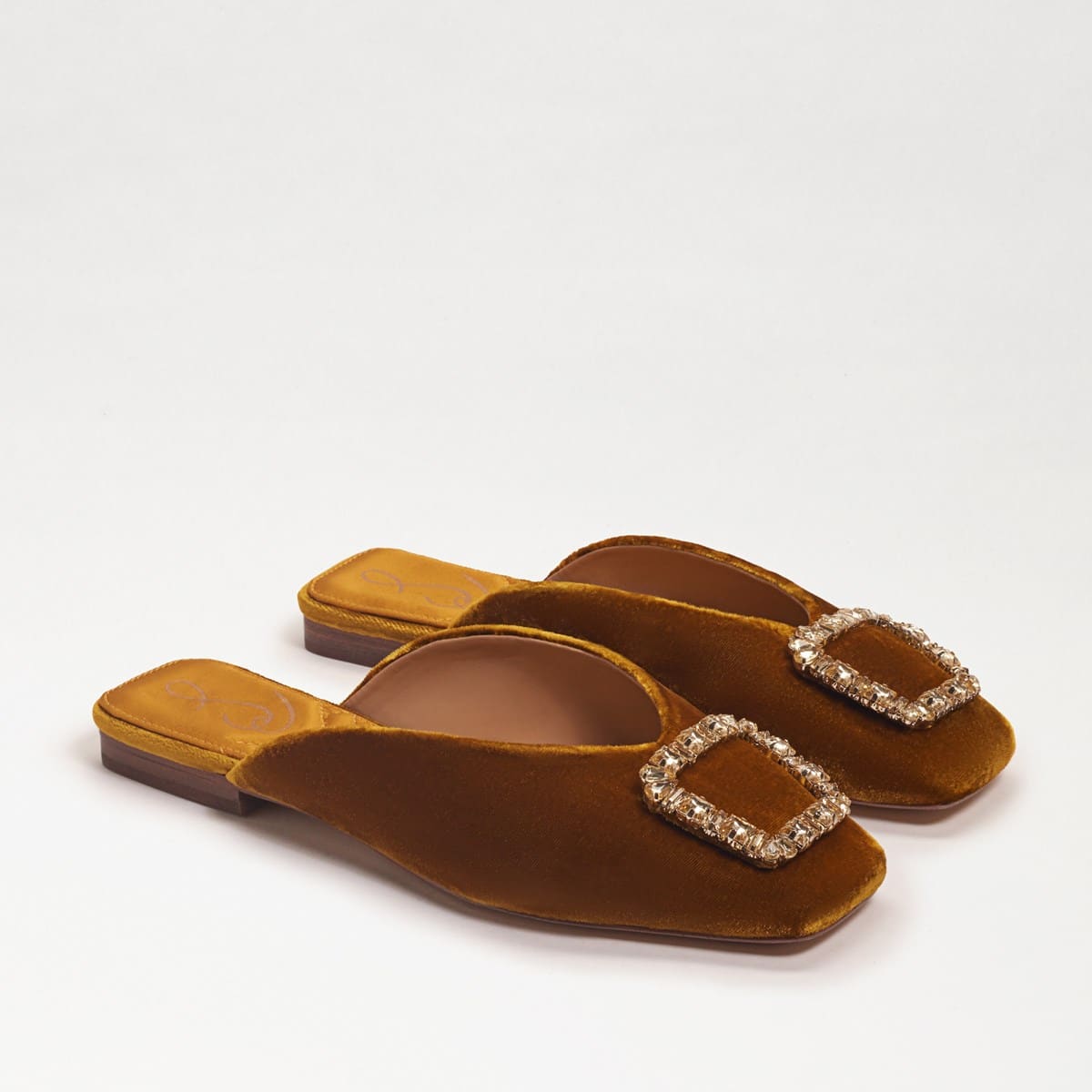 Sam Edelman Lavina Buckle Mule Rust Velvet xT1u0qcp