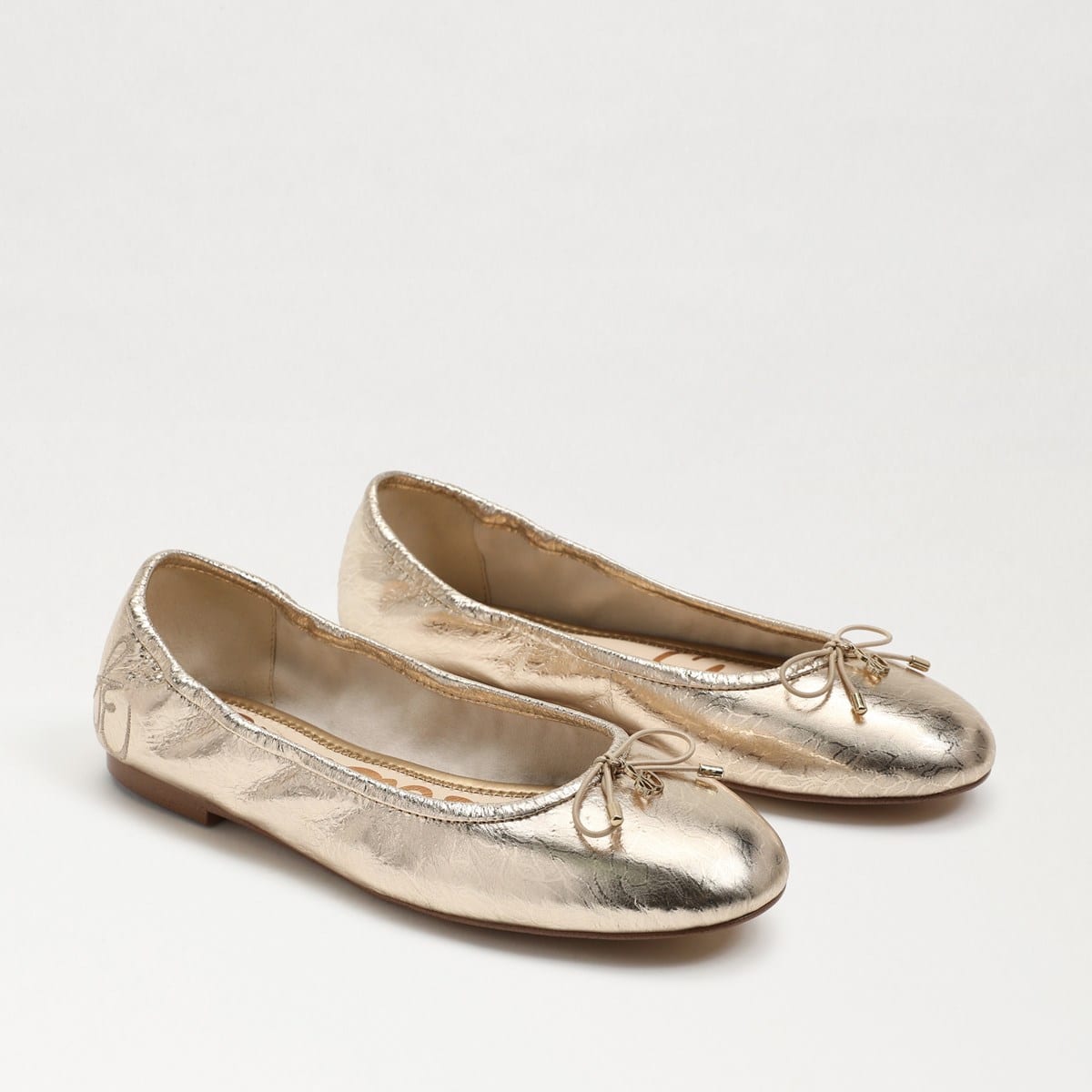 Sam Edelman Felicia Ballet Flat Gold Leaf Leather xdoivwFx